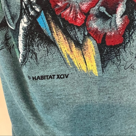 Vintage Tropicana Hotel Casino 1994 Habitat embroidered parrots NWT - Picture 6 of 8